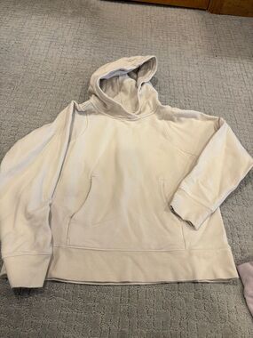 lululemon athletica Cream Hoodie Sweater